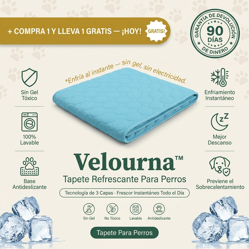 Velourna™ - Tapete Refrescante Para Perros