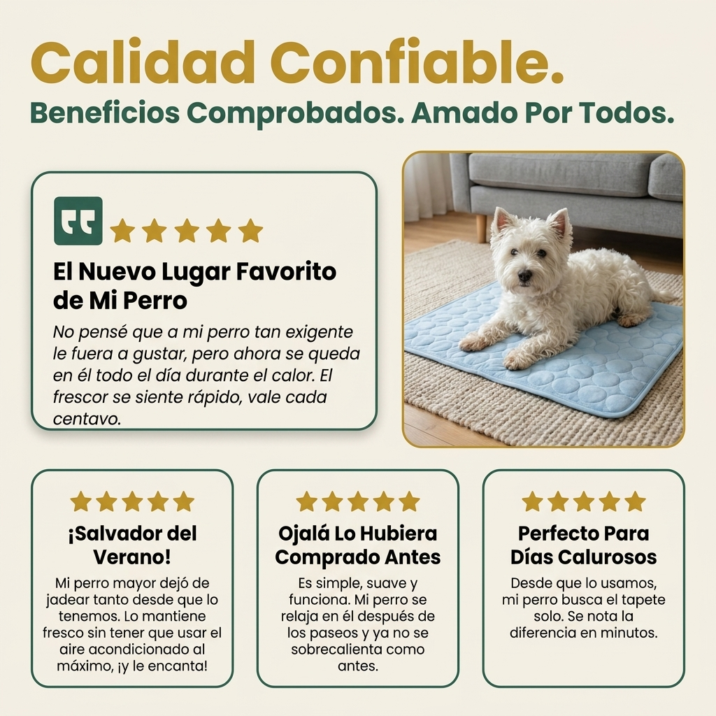 Velourna™ - Tapete Refrescante Para Perros